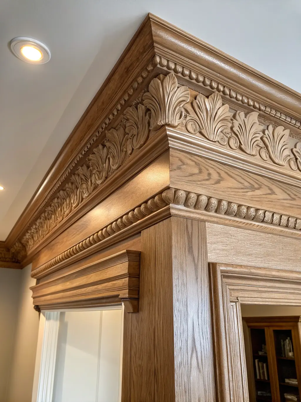 A room with newly installed baseboards and trim, enhancing the aesthetic appeal of the space.